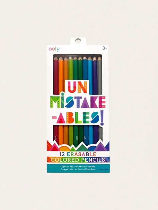 Unmissables radierbare Buntstifte – 12er-Set