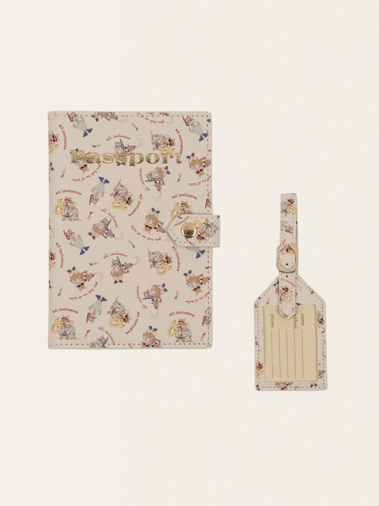 Passport case and luggage tag