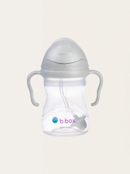 Innovative 240 ml bottle with straw