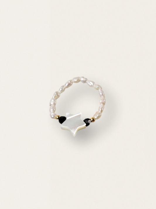 Flexible gemstone ring STAR
