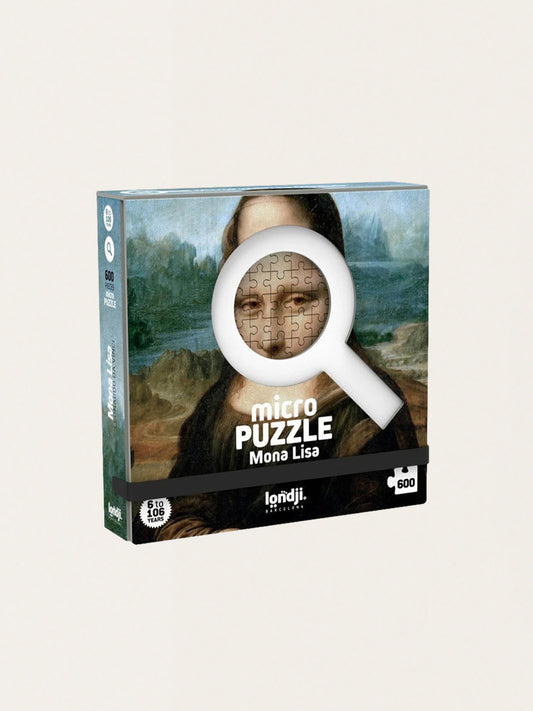 Mikro puzzle Mona Lisa - 600 elementów