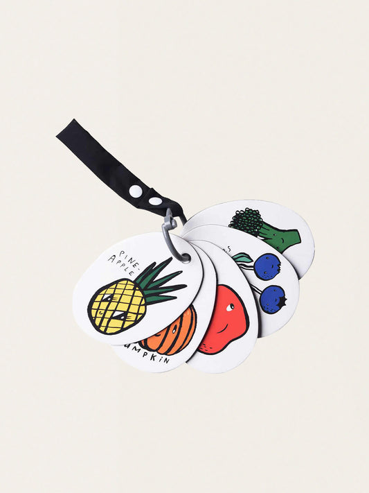 Illustrated trolley cards with handle