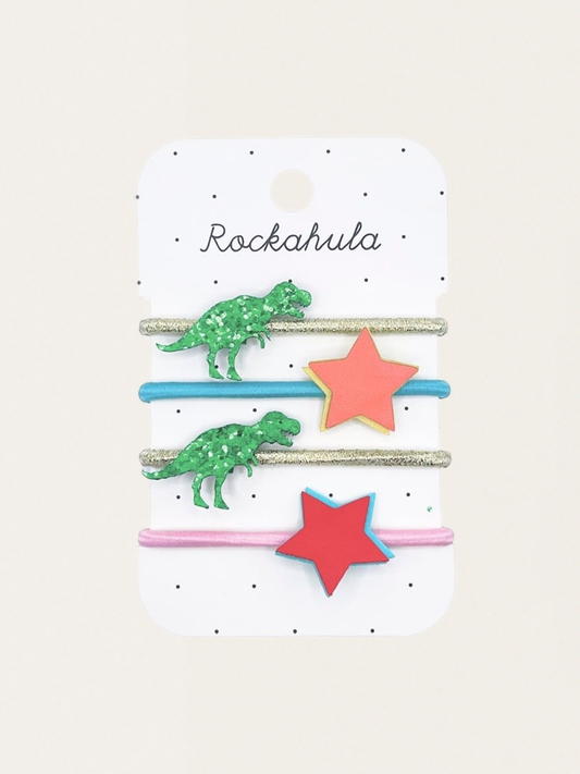T-Rex hair ties, 4 pcs.