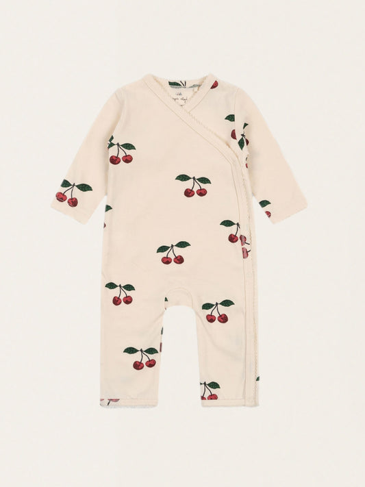 Bawełniane śpioszki kopertowe Basic Newborn Onesie