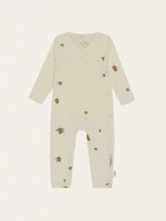 Bawełniane śpioszki kopertowe Basic Newborn Onesie
