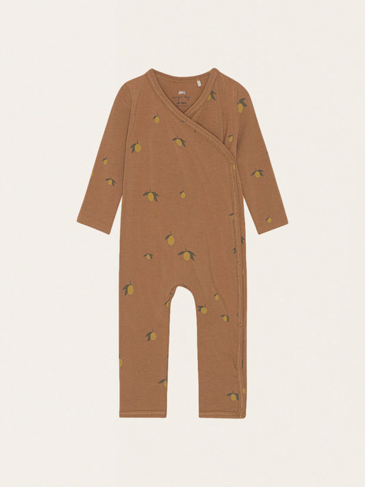 Bawełniane śpioszki kopertowe Basic Newborn Onesie