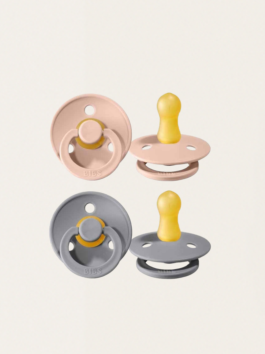 Bibs S Blush/Cloud Two-Pack Pacifiers