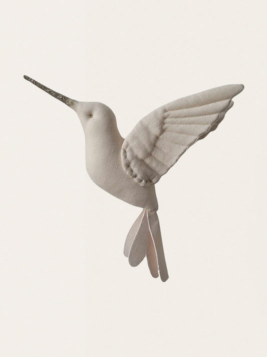 Linen decoration - hummingbird