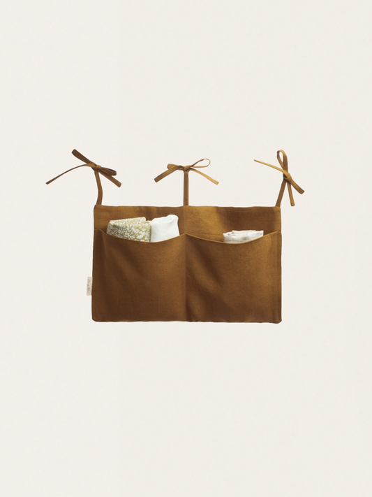 Linen crib organizer