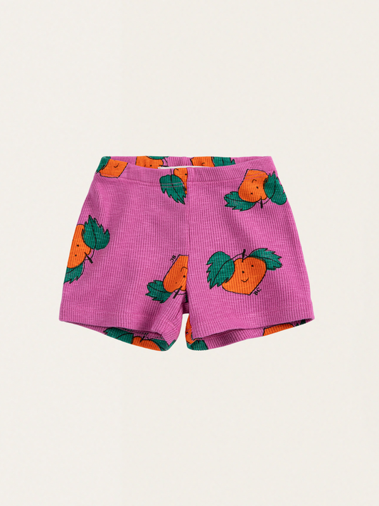 Krótkie legginsy - kolarki Tangerine all over
