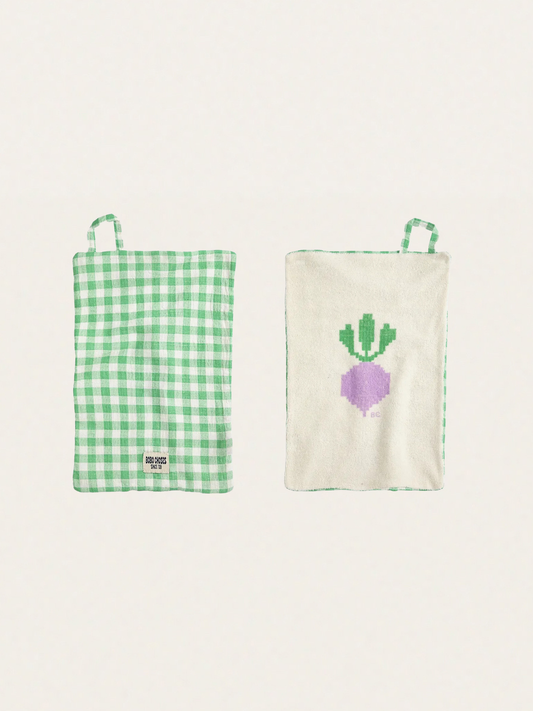 Zestaw myjek niemowlęcych 2 szt. Pixel Sugar Beet