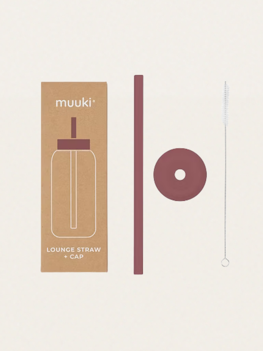 Zestaw rurka, szczoteczka i nasadka do butelki Muuki 720 ml
