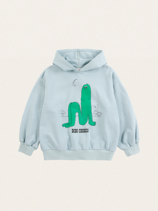 Bawełniana bluza Kids Long Puff hoodie