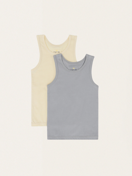 Bawełniana podkoszulka tanktop 2-pak