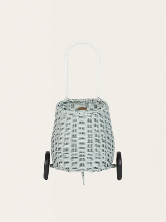 Rattan Luggy Wheeled Basket