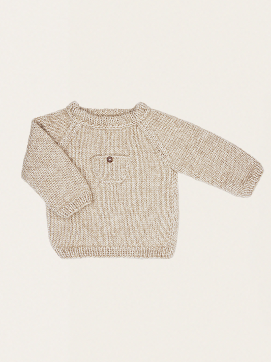 Handgewebter Petit-Pullover