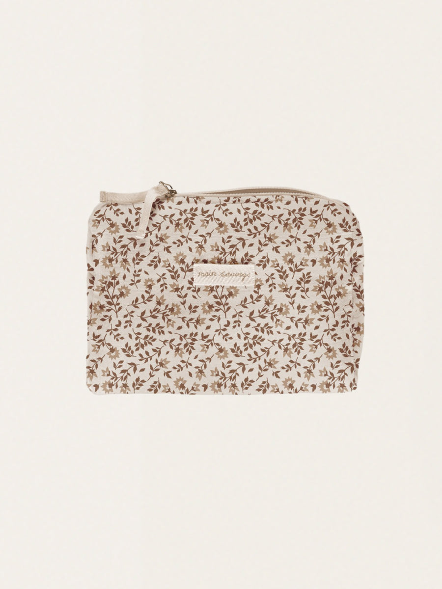 Muslin cosmetic bag