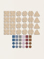 Zestaw drewnianych klocków BUILDER SET - 48 elementów