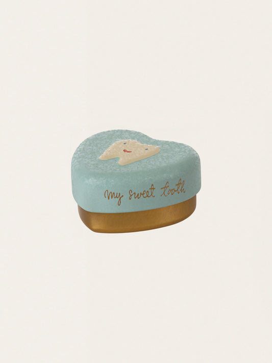 Metal box for baby teeth