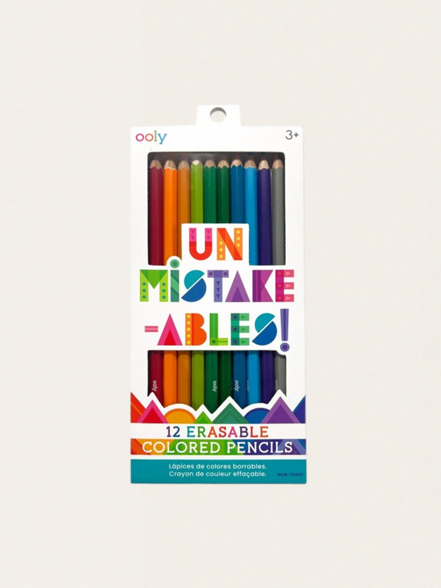 Unmissables radierbare Buntstifte – 12er-Set