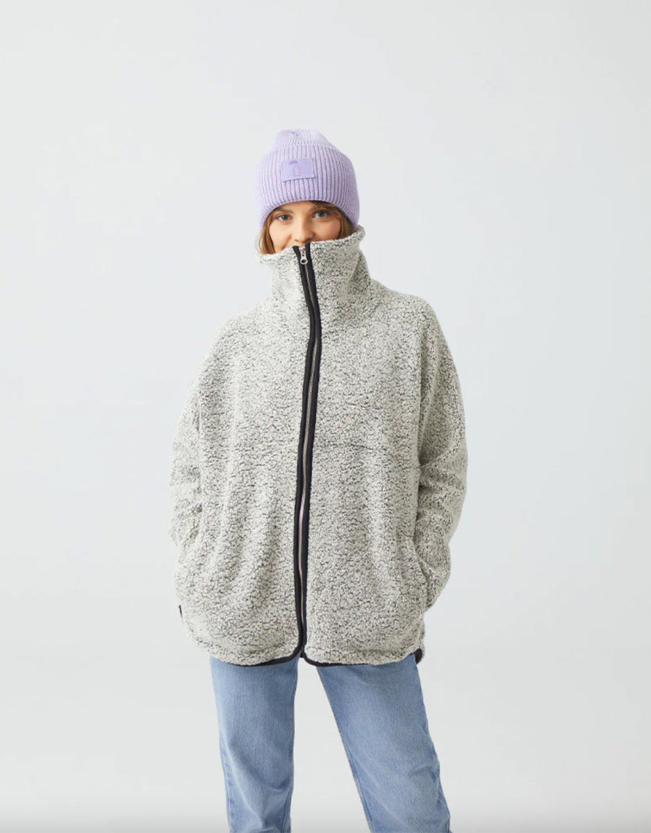 Cozy up functional wool jacket
