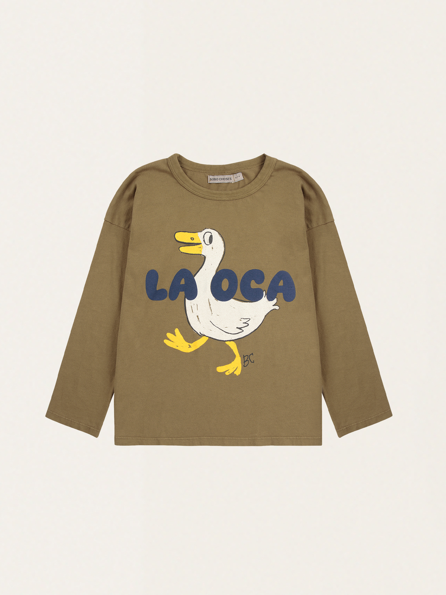 Baumwoll-Langarmshirt für Kinder von La Oca