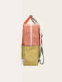 Großer Kinderrucksack von Wonders, Korallenrosa + Schilfgrün