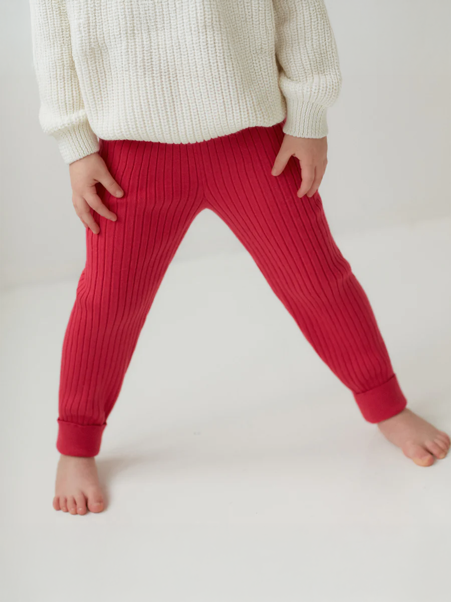 Alltags-Leggings mit Rippenmuster