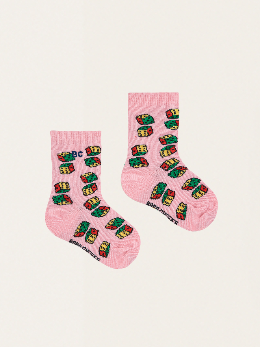 Baby Dices all over short socks