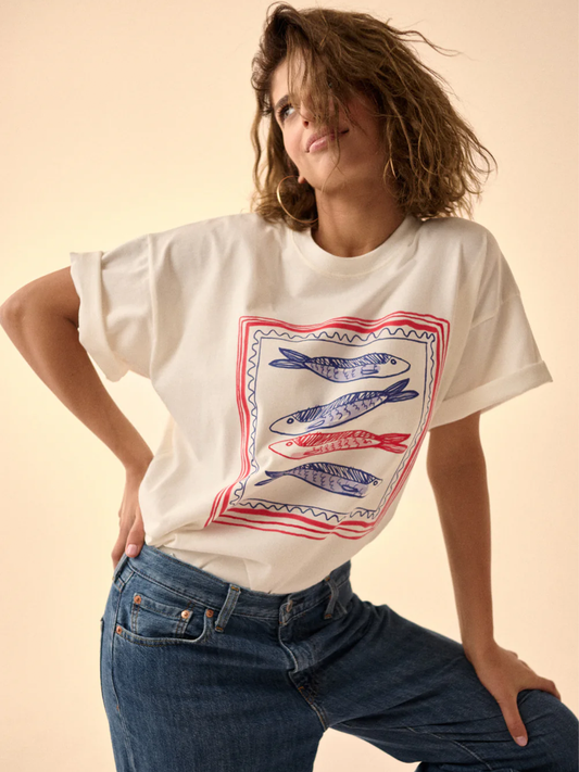 Sardinen-Oversize-T-Shirt