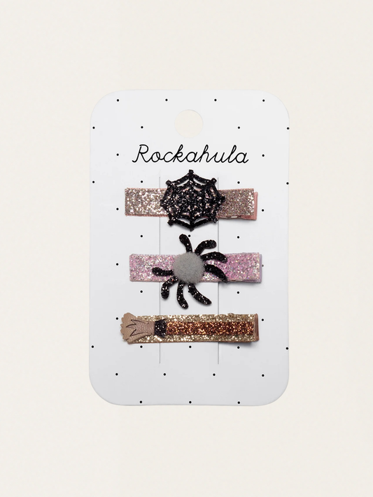 Spooky Spider Bar Clips 3-pack
