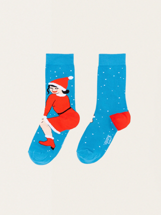 Santa Claus Lady Socks