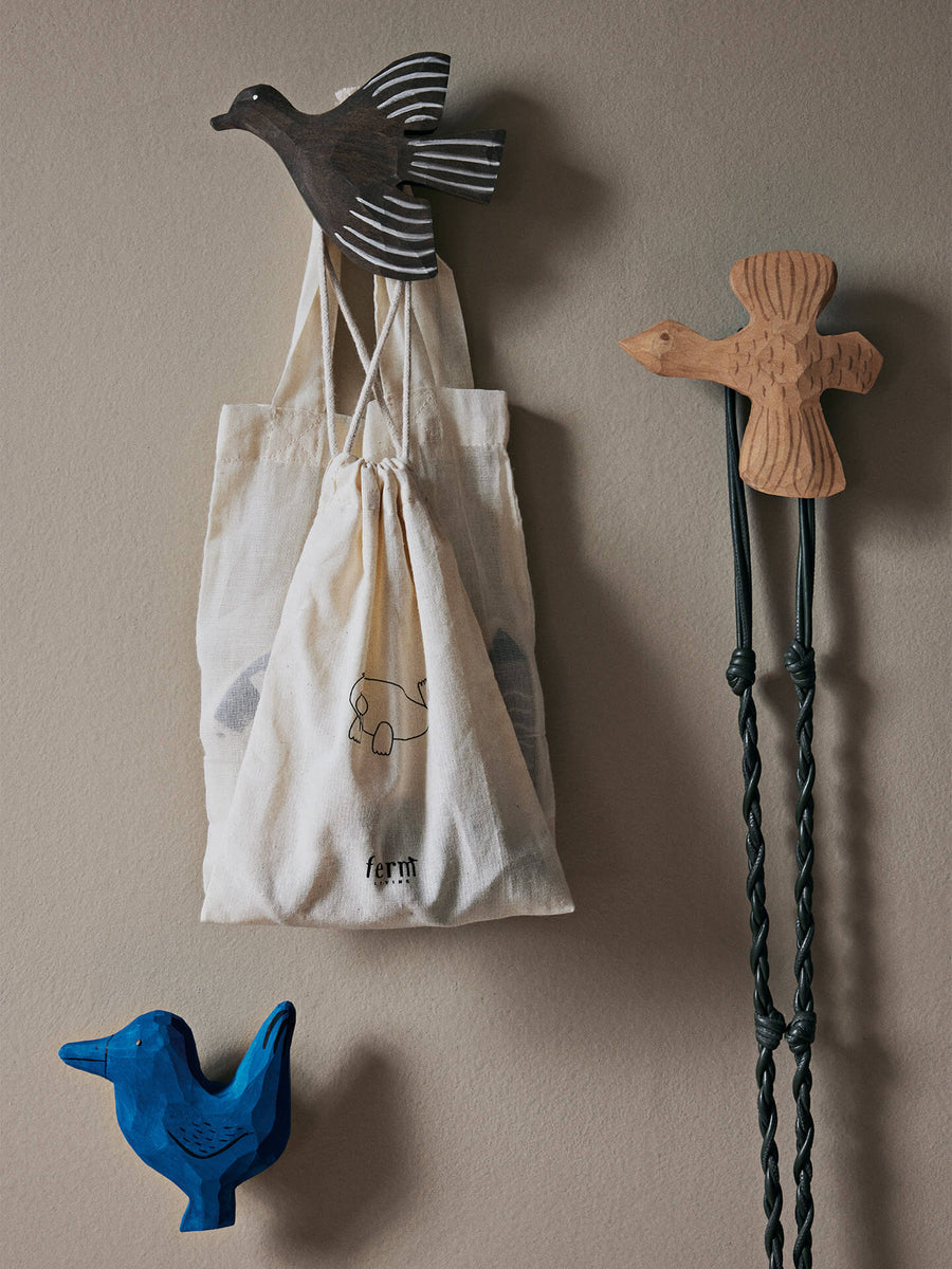 Carved Bird Hook Wall Hook