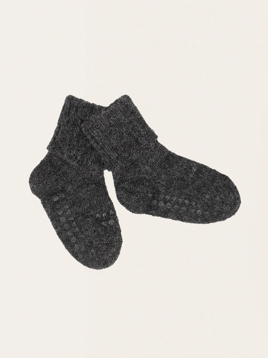 Anti-slip alpaca crawling socks