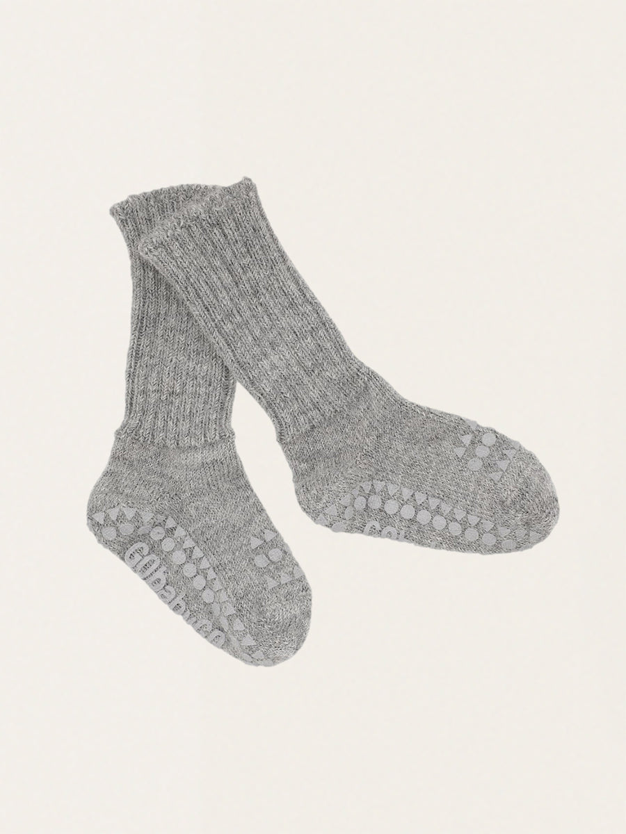 Anti-slip alpaca crawling socks