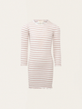 Bina Dusty Stripes Silk Dress