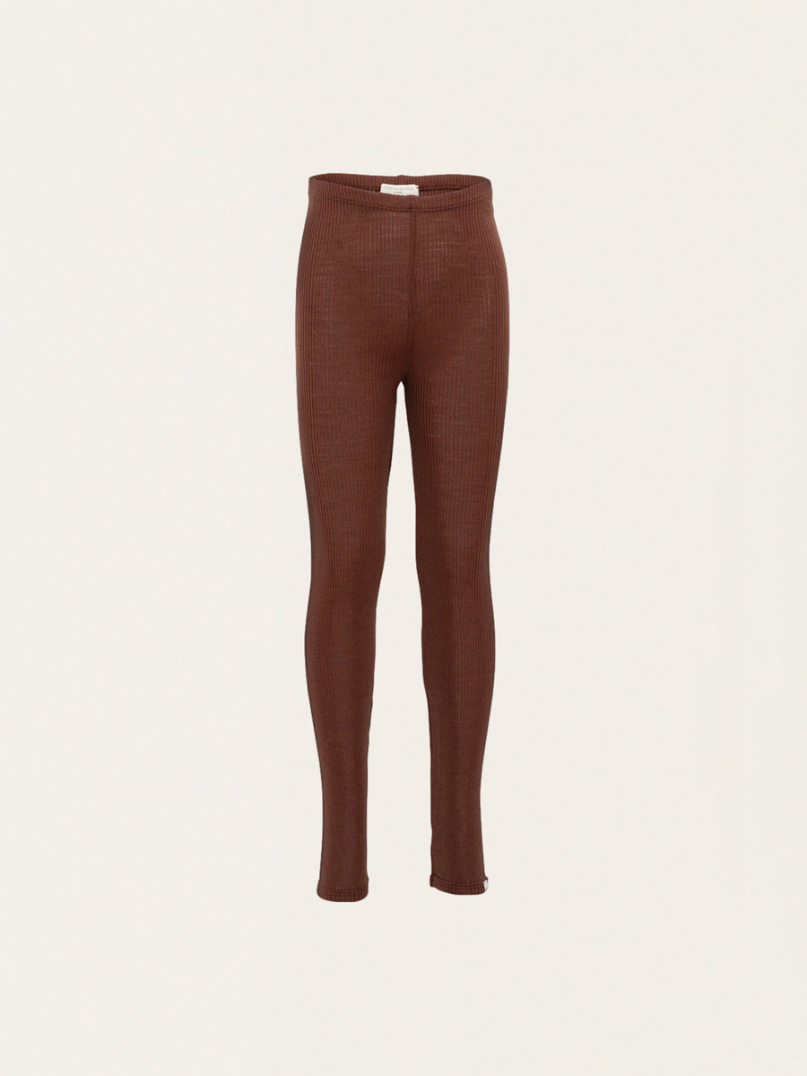 Arona Leggings aus Merinowolle – Lebkuchen