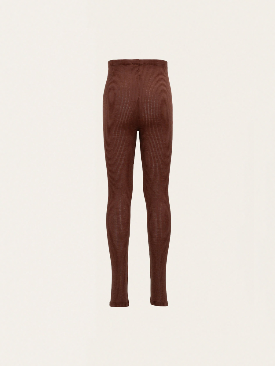 Arona Leggings aus Merinowolle – Lebkuchen