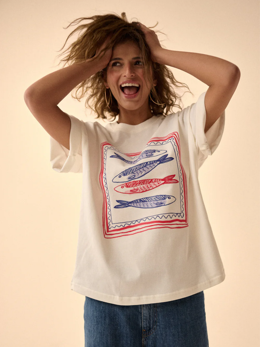 Sardinen-Oversize-T-Shirt