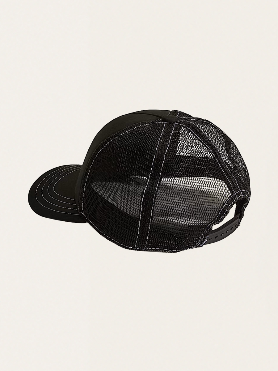 Vans Pop Bill Trucker Black Mesh Cap