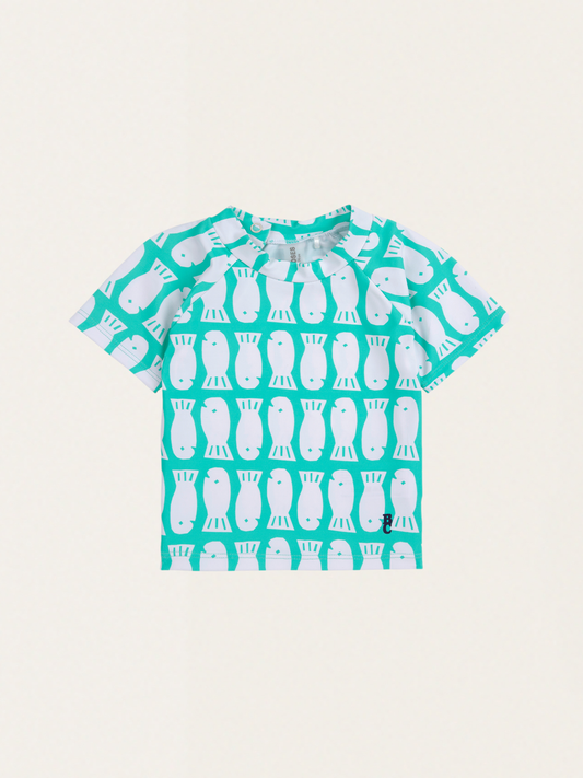 Baby Lucky Fish All Over UV Swim T-shirt