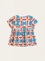 Baby Geometric Game Cotton Muslin Dress