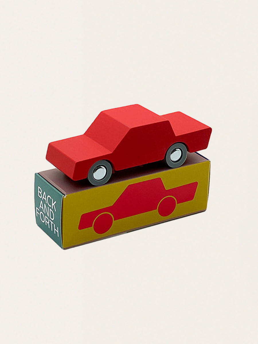 Wooden toy car