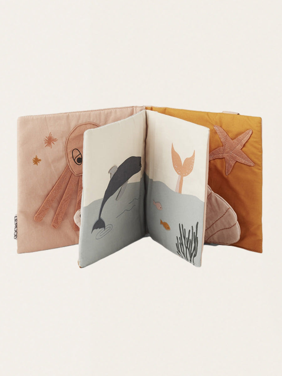 Cotton sensory book