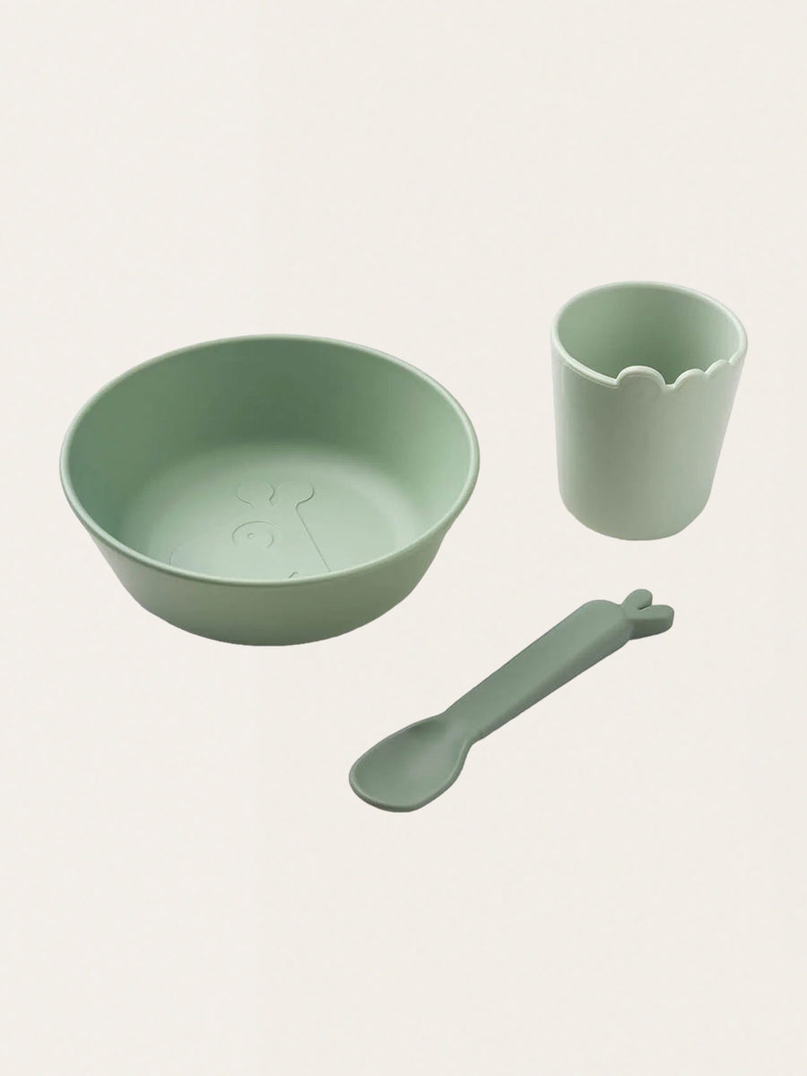 Kiddish eco-friendly plastic dinnerware set