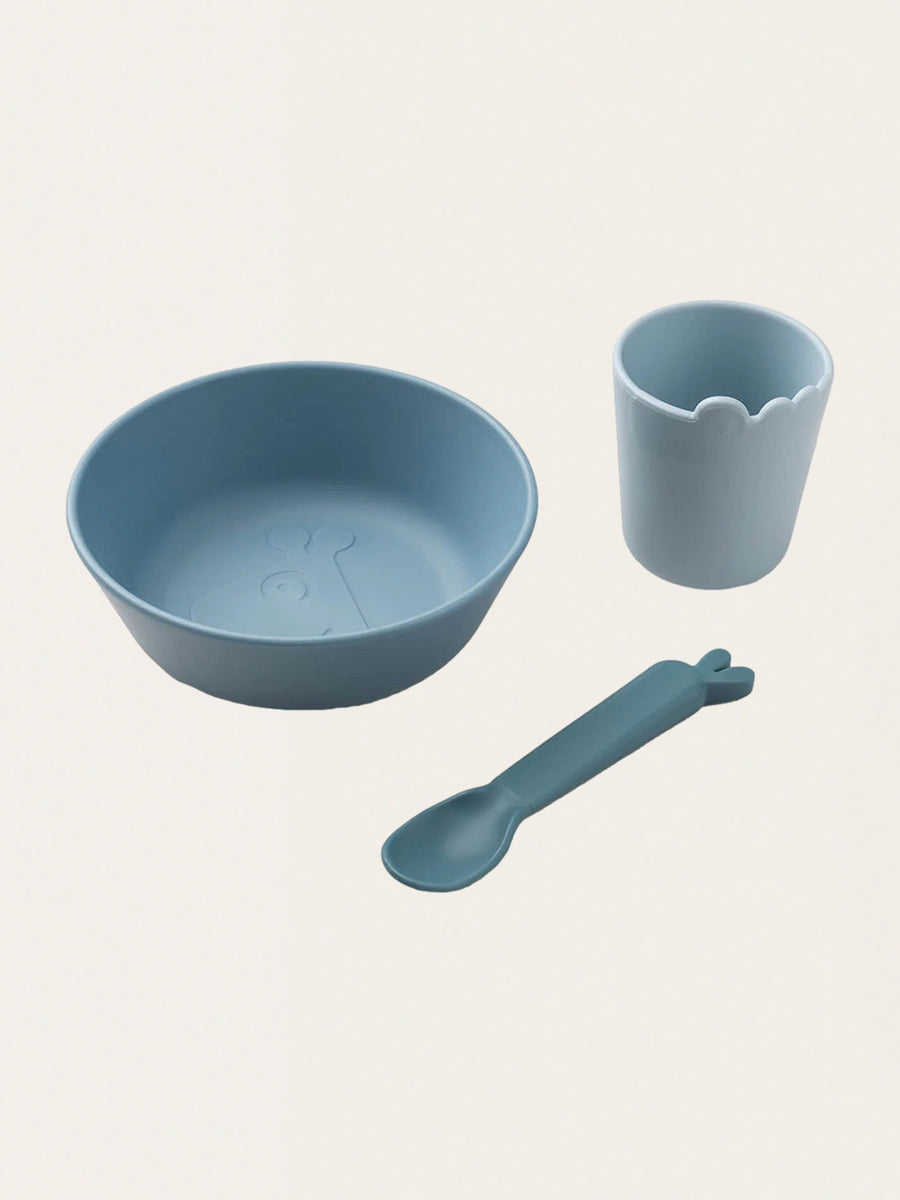 Kiddish eco-friendly plastic dinnerware set