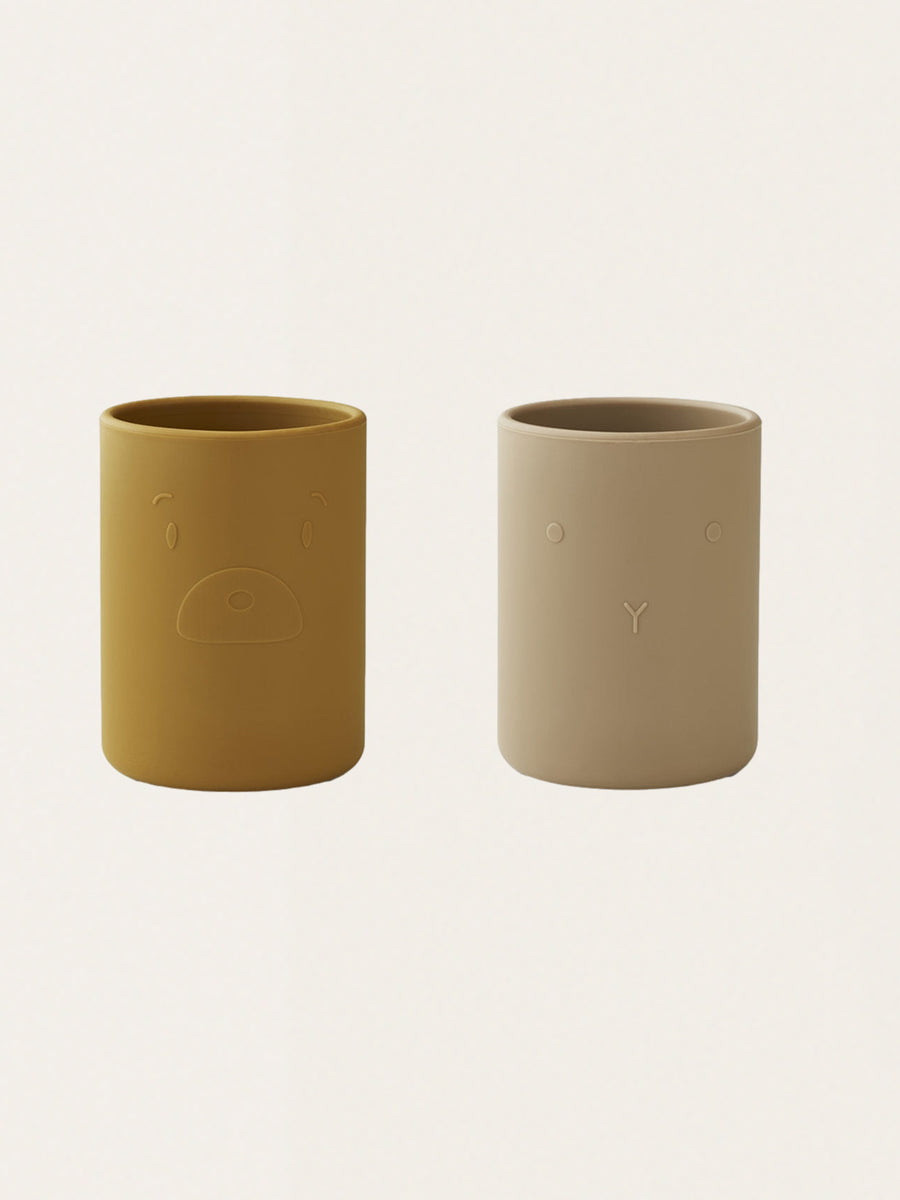 Set of two Ethan silicone cups