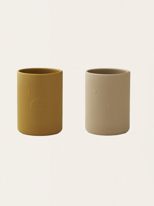Set of two Ethan silicone cups