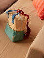 Wonders small children's backpack sandy yellow + aquatic green
