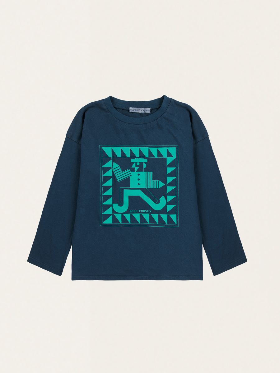 Baumwoll-Langarmshirt für Kinder, Mr. Pencil